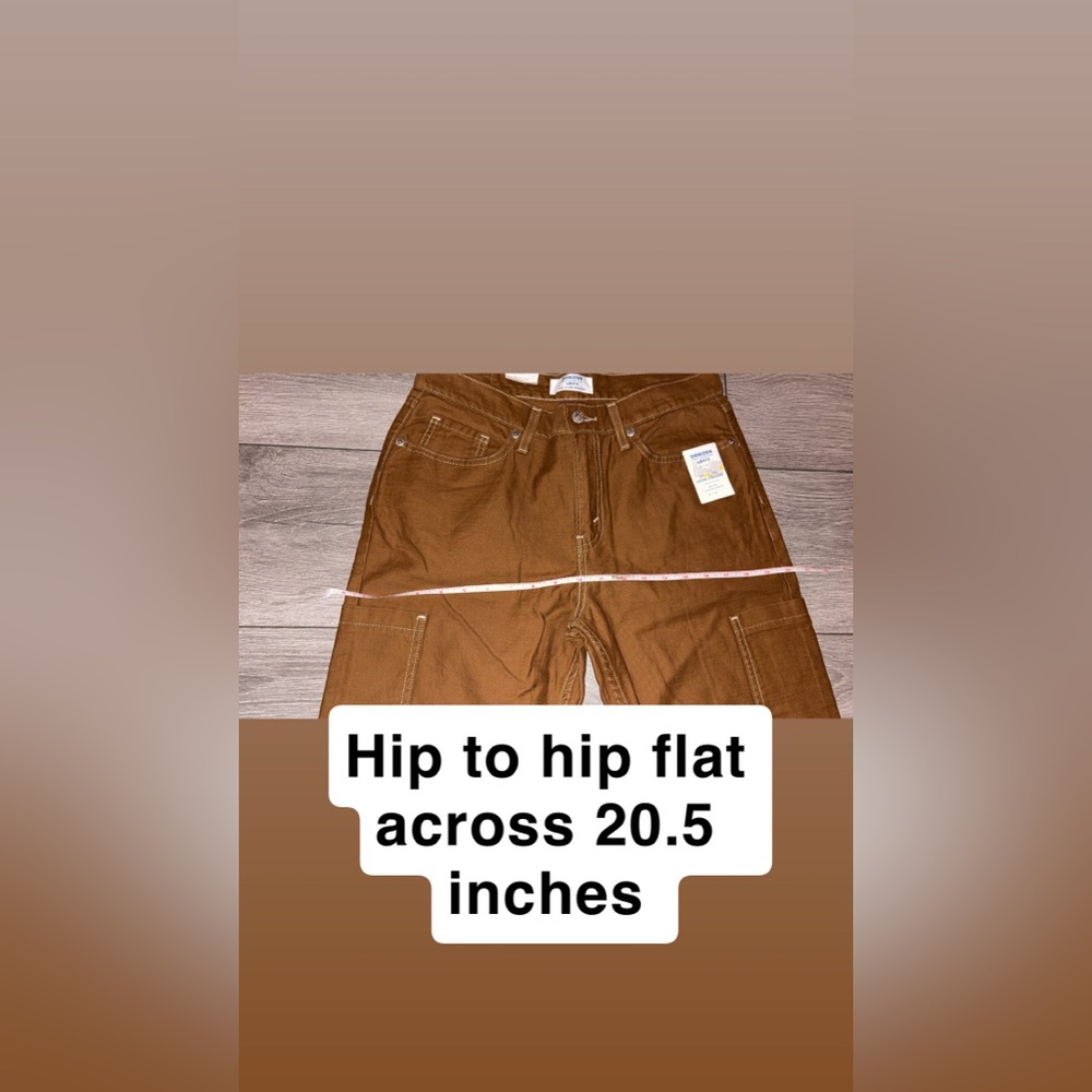 Denizen Levi’s Utility 90’s Loose Straight Sz 4/27 New W Tags Mid Rise Comfort - Picture 9 of 10